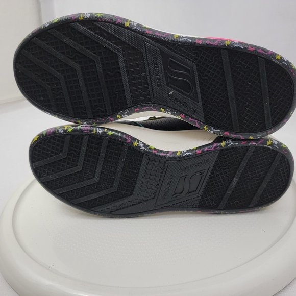 SKECHERS TOKIDOKI Womens 6.5 Shoes Upbeats RHYTHM Black Multi Sneakers - Picture 9 of 11